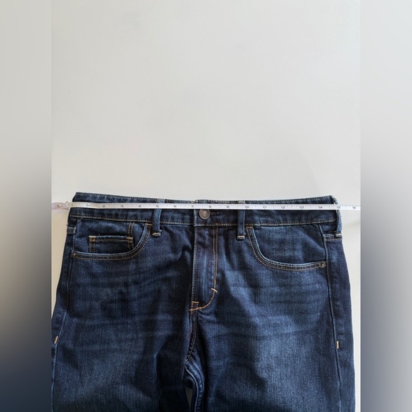 Abercrombie & Fitch-Dark Wash-Mid Rise-Jeans-Denim -Bootcut-Classic-6 Short - Picture 9 of 11